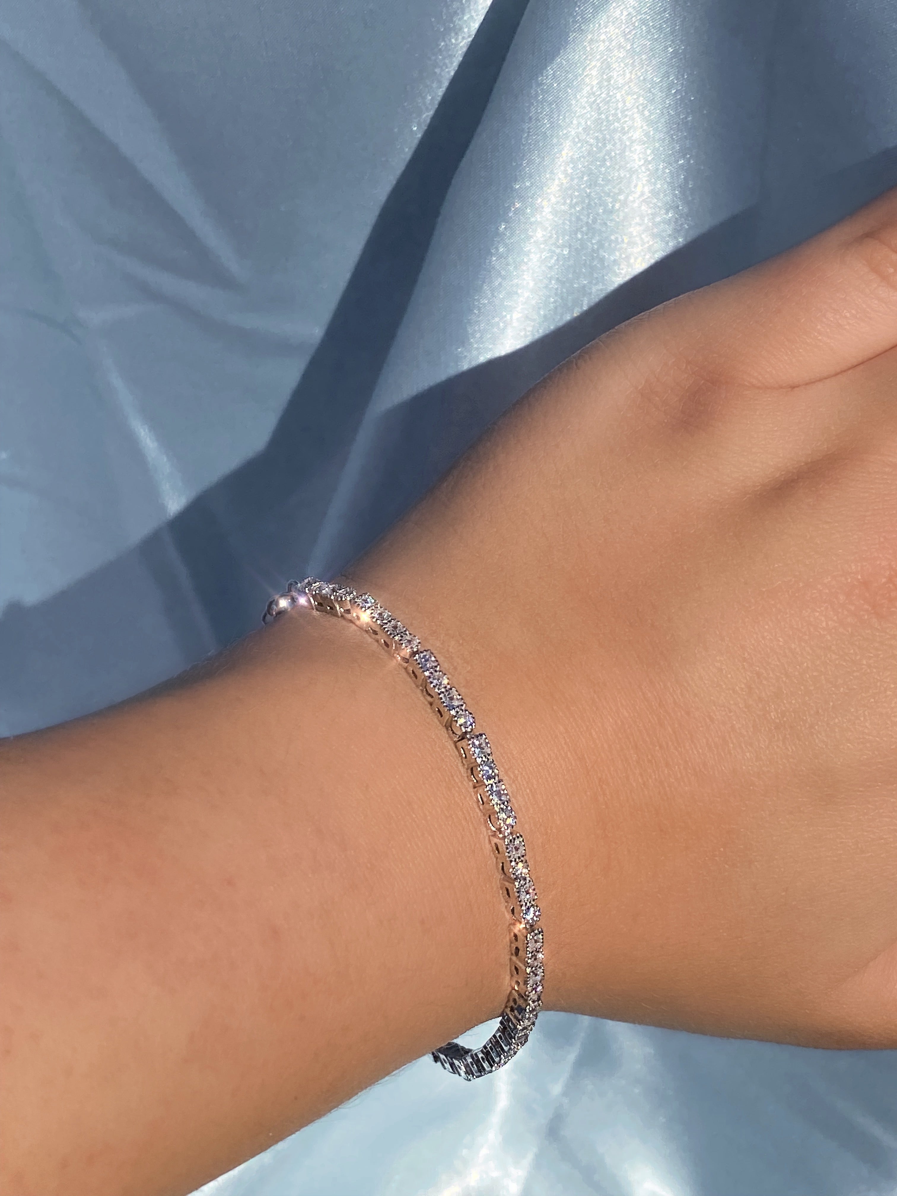 cz tennis bracelet