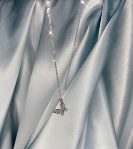 cz butterfly necklace