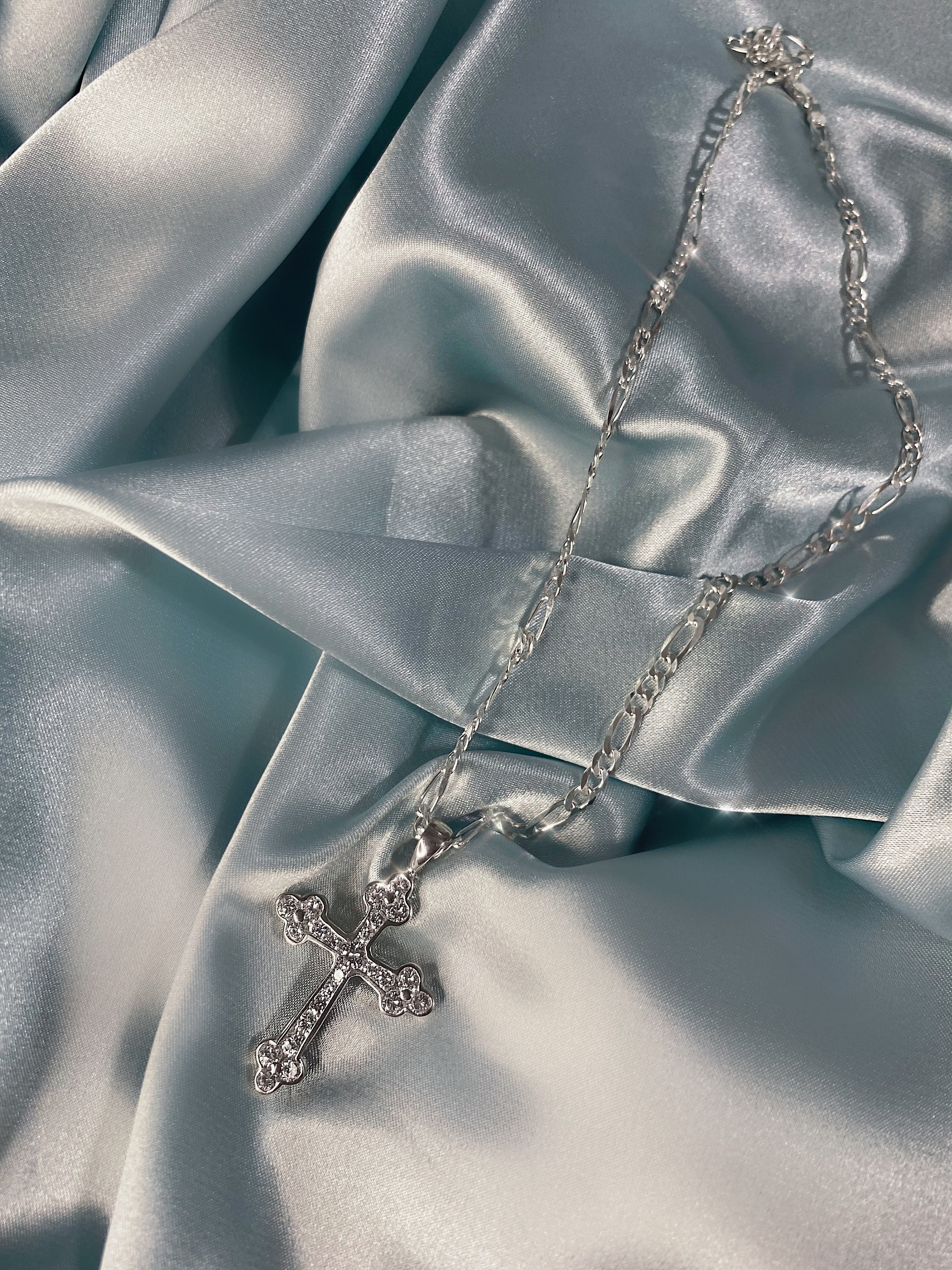 "beloved" cross necklace