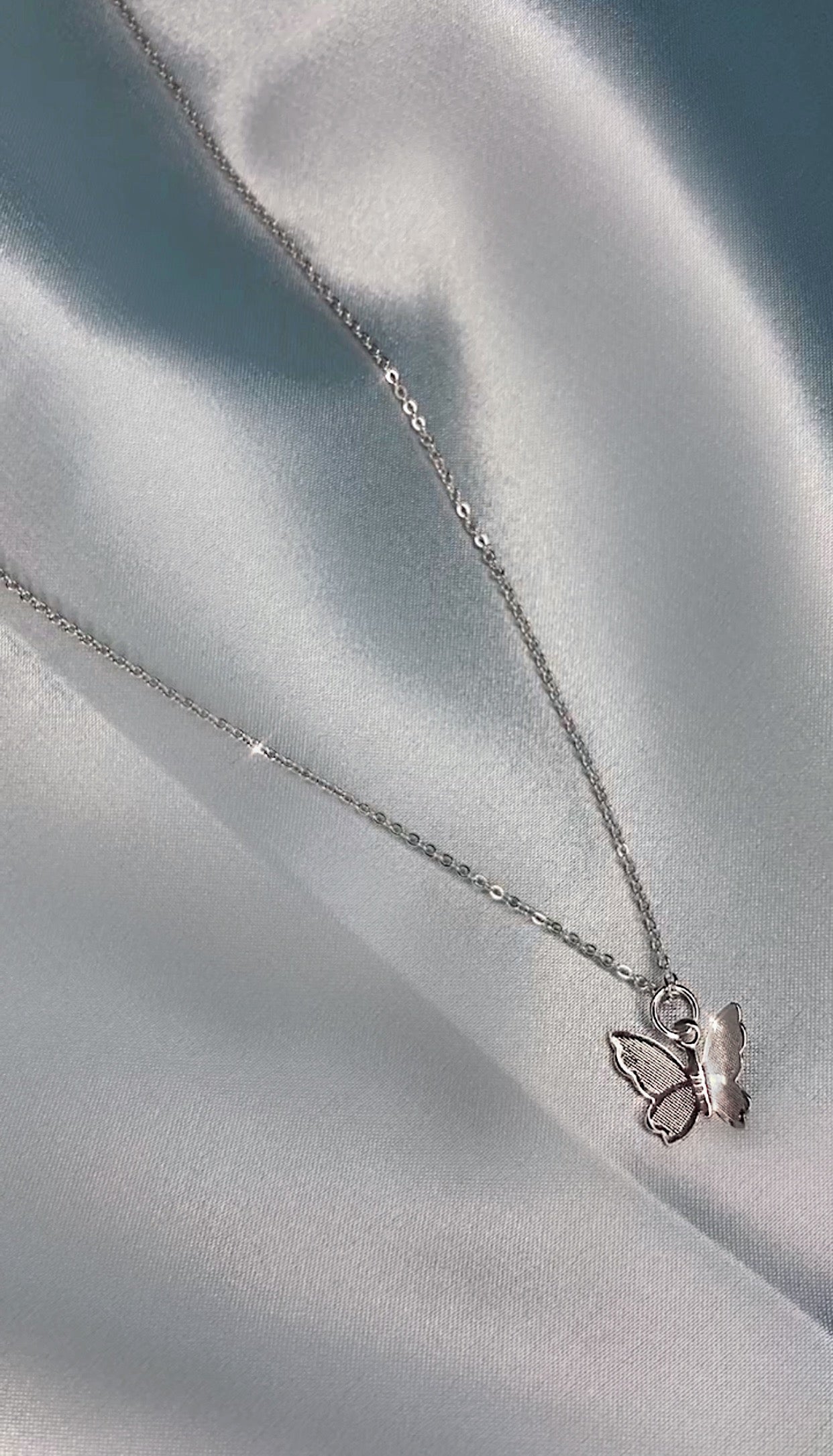 3D butterfly necklace