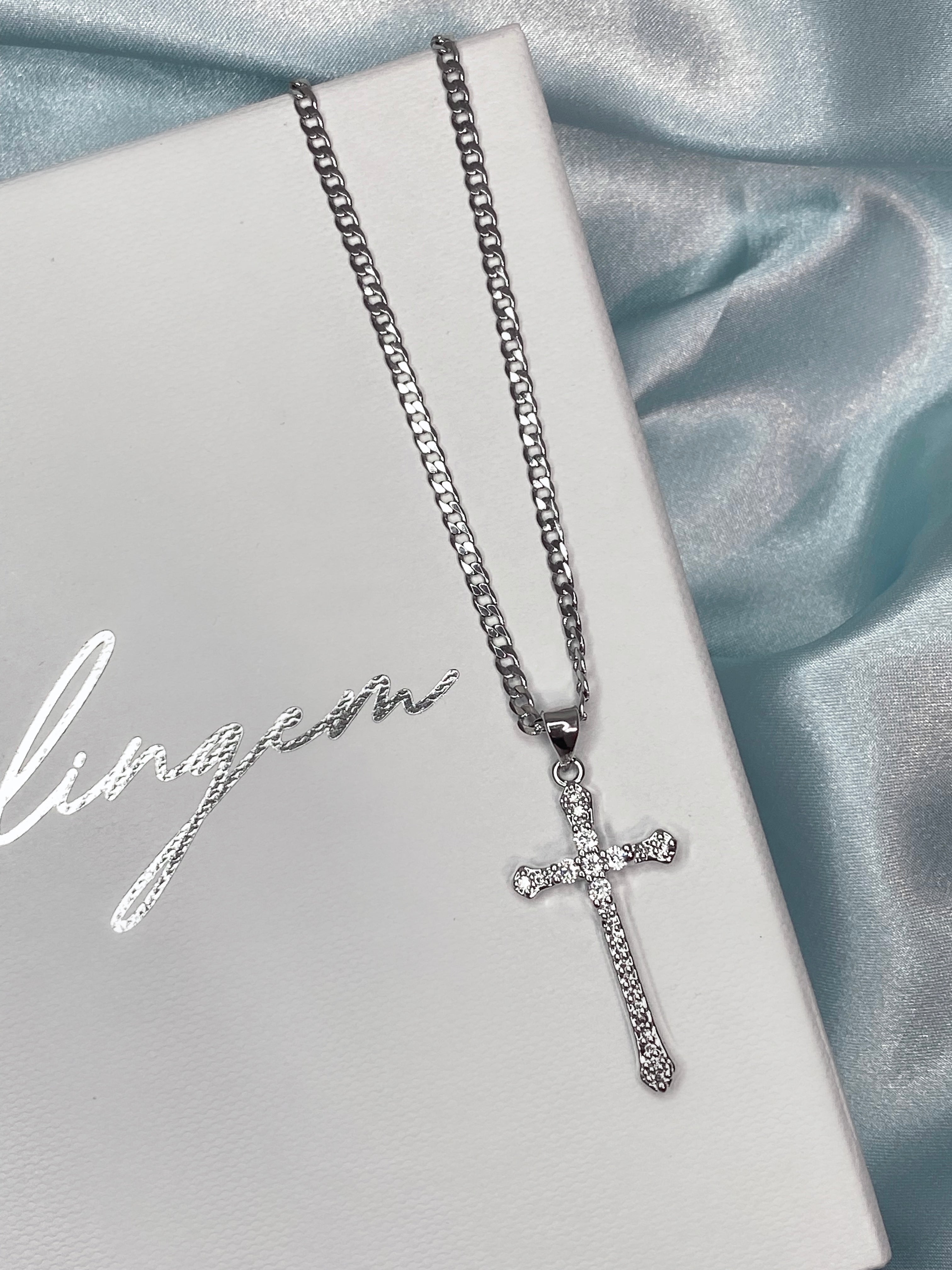 “bliss” cross necklace