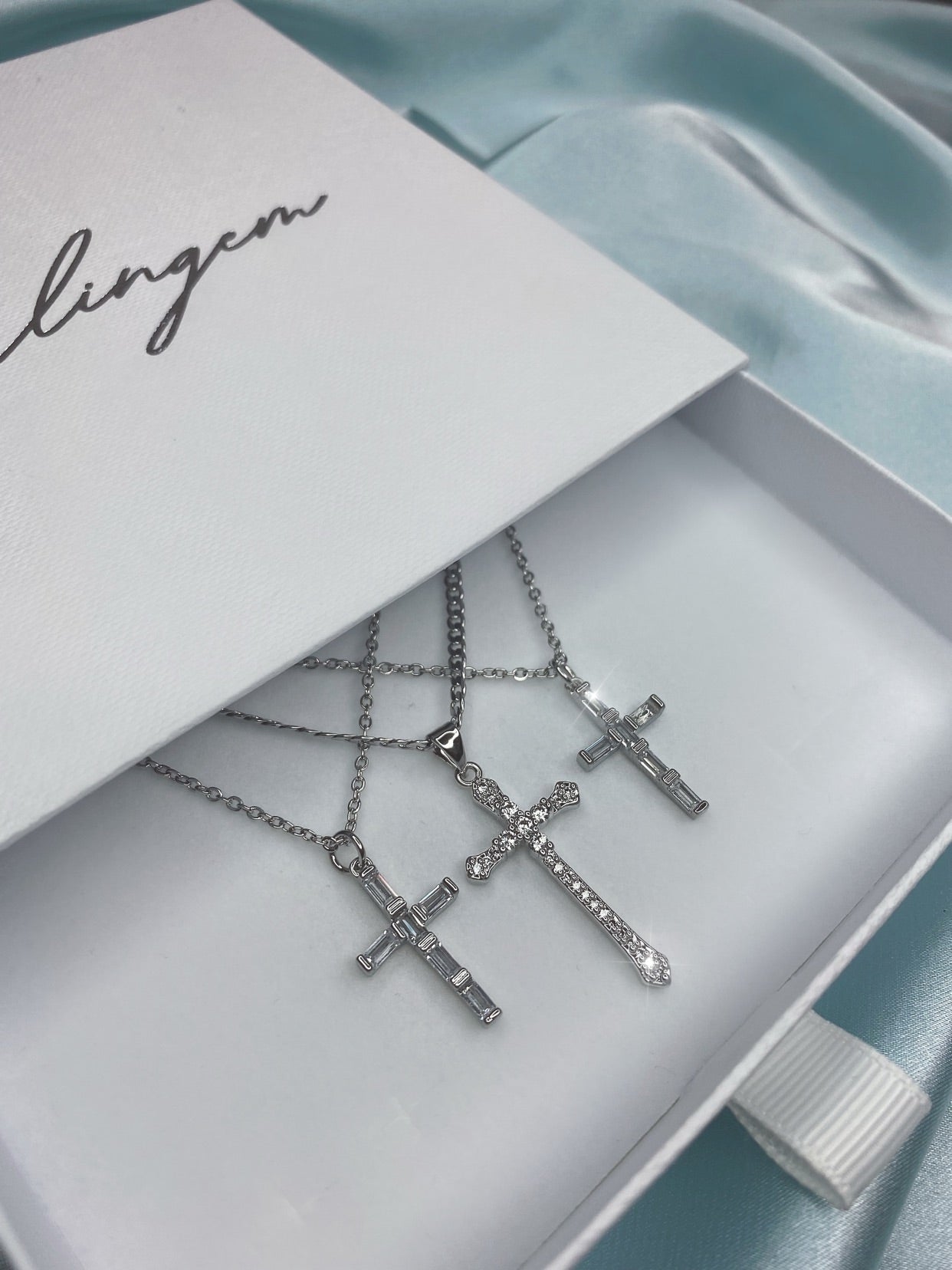“bliss” cross necklace