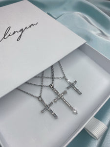 “bliss” cross necklace