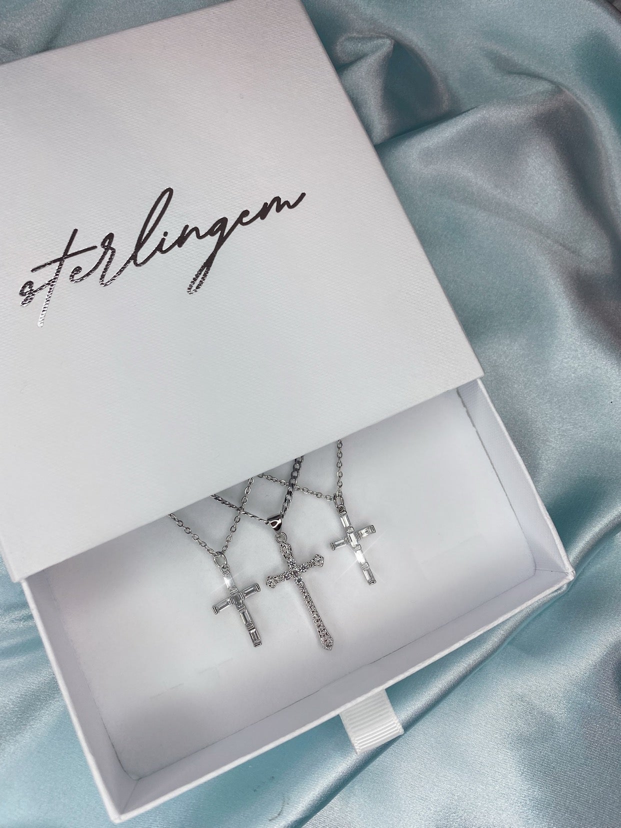 “bliss” cross necklace